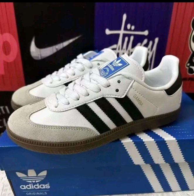 Adidas Samba — White × Black