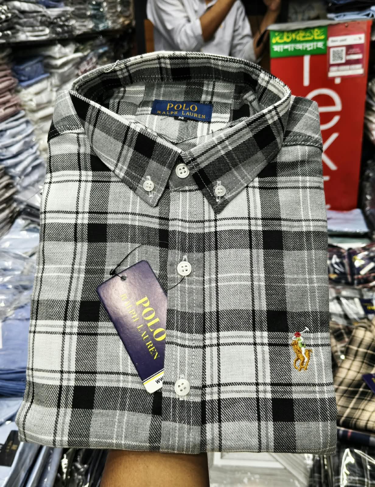 Bold stripe Polo Shirts