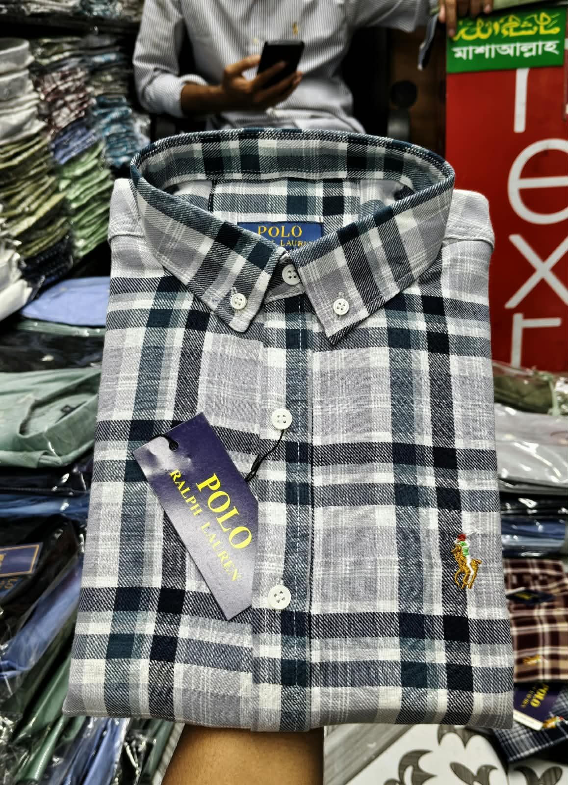 Bold stripe Polo Shirts